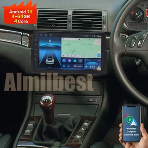 4+64GB For BMW 3 Series E46 1998-2006 CarPlay Android Car Stereo GPS Navi Radio - Picture 1 of 24