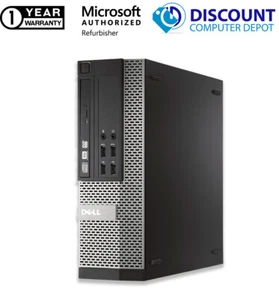 Custom Build Dell Quad Core i5 16GB RAM 2TB SSD Windows 10 WIFI Desktop PC DVD - Picture 1 of 5