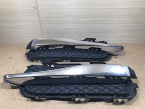 2009 2010 2011 JAGUAR XF FRONT RIGHT & LEFT BUMPER LOWER GRILLE INSERT CHROME - Picture 1 of 2