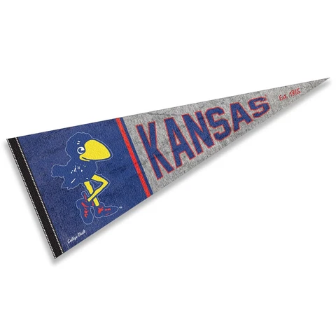 University of Kansas Throwback Vintage Full Size Pennant Cover