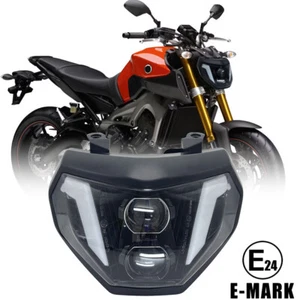 Gruppo faro led E24 DRL abbagliante alto/basso per Yamaha MT09 FZ09 2014 2015 2016 - Foto 1 di 16