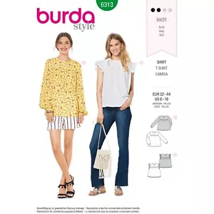 B296 BURDA 6313: PATRÓN DE COSTURA TALLA SUPERIOR 6-18 - Imagen 1 de 3