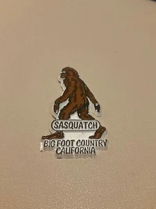 Sasquatch Big Foot Country California Vintage Refrigerator Magnet - Picture 1 of 2