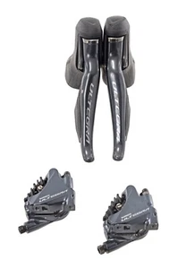 Shimano Ultegra ST-R8070/BR-R8070 Di2 2x 11 Spd Shift Brake Lever Set w Calipers - Picture 1 of 5