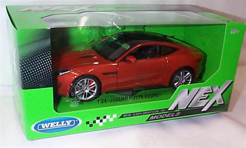 Welly Diecast 1:24 Jaguar F type Coupe in Copper Orange Opening parts New in Box - Image 1 of 1