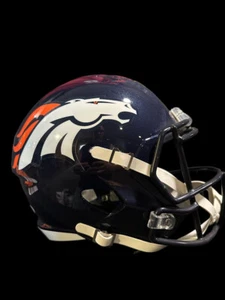 Casco Terrell Davis Firmado Denver Broncos Réplica Velocidad Tamaño Completo (JSA) - Imagen 1 de 5