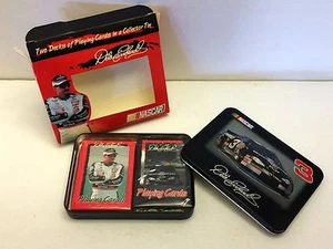 New NASCAR Dale Earnhardt #3 Collectors Tin with 2 Decks of Playing Cards 2000 - Picture 1 of 7