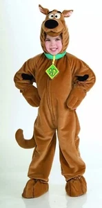 Rubies Scooby-Doo Plush Costume Brown Cartoon Dog Unisex Child Sz S - Picture 1 of 4