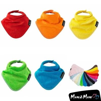 Mum 2 Mum Bandana Wonder Bib, Dribble Bib, Bebero para dentición, Impermeable, 22 colores