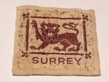 Scouts - Surrey sew on badge  -  Scouts Fabric Patch 
