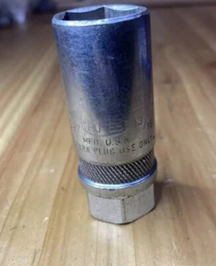 Vintage Tru-test Tools 3/8" Drive Spark Plug Socket 13/16"  Proto USA 🇺🇸 - Bild 1 von 5
