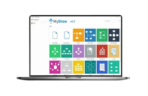 MyDraw v4.2 - Create advanced diagrams quickly and easily - Use it forever. - Picture 1 of 5