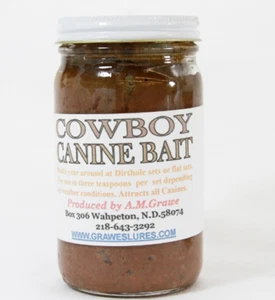 Cowboy Canine (and Cat) Bait - 8 oz. - Grawe's Baits Trapping Supplies - Picture 1 of 1