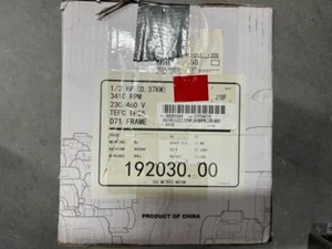 LEESON IEC 192030.00 C71T34FZ1C 0.5HP, 3425rpm MOTOR 230/460 Volt NEW - Picture 1 of 2