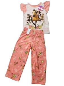 Dream Works Spirit Riding Free Pajama Set Girls Size 4 Two-Piece Flame Resiatant - Picture 1 of 8