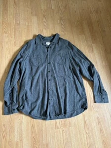 Mossimo Supply Co Button Up Shirt Size XXL Soft fabric Charcoal Gray - Picture 1 of 3