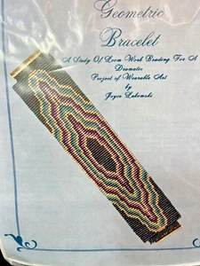 HTF Joyce Lukomski Jewelry Beading Kit FLORENTINE GEOMETRIC BRACELET - Picture 1 of 5