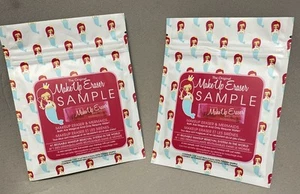 Make Up Eraser -LOT Of 2 Reusable Make Up Removal System Sealed Sample Sizes - Picture 1 of 4