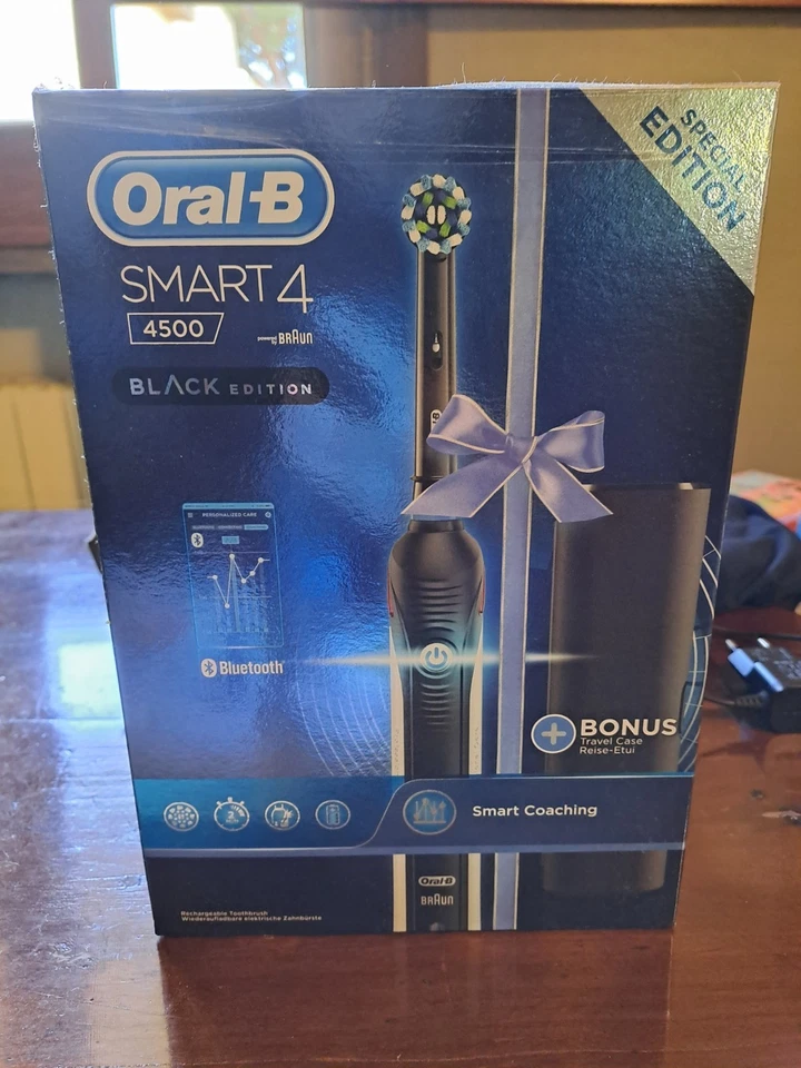 Oral-B Smart 4 4500 Brown / Black Edition – NUOVO in confezione sigillata –... - Immagine 1 di 4