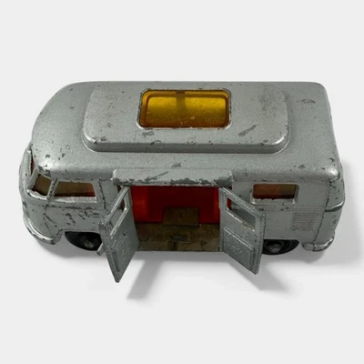 Vintage Matchbox No. 34 Volkswagen Camper Van Lesney England Opening Doors - Image 1 of 4