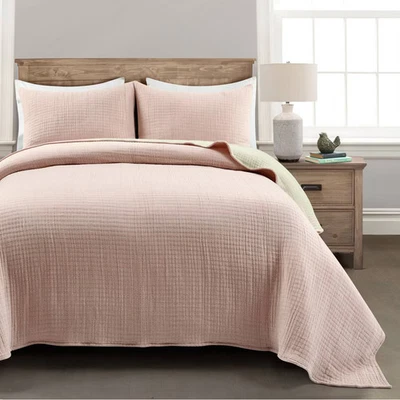 3 piezas Completo/Queen Kantha Sólido Pick Stitch Hilado Teñido Algodón Tejido Foto 1 de 4