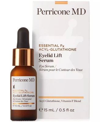 Nuevo suero de elevación de párpados Perricone MD Essential Fx acil-glutatión 0,5 oz/15 ml nuevo en caja Foto 1 de 2