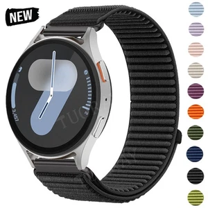 For Samsung Smart Watches Watch 3/4/5/6/7 5 Pro FE Strap Woven Nylon Loop Band - Picture 1 of 30