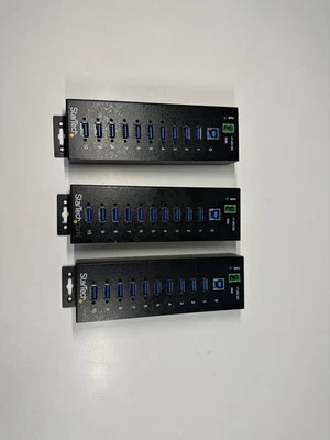 Startech 10 Port Industrial Usb 3.0 Hub - Esd And Surge Protection - Din Rail Or - Image 1 of 2