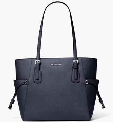 New Michael Kors Voyager Large Saffiano Leather Tote Navy with Dust bag - Image 1 of 4