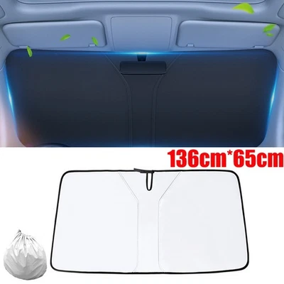 210T Car Windshield Sunshade UV Reflector Window Sun Shade Visor Shield Cover - Image 1 of 4