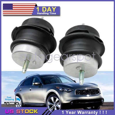 Juego de montaje de motor delantero L & R para Infiniti EX FX G M QX Nissan 370Z 08 09-19 20 Foto 1 de 4