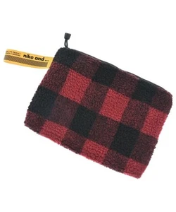 WEEKEND(ER) Pouches RedxBlack(Check Pattern) 2200594390275 - Picture 1 of 5