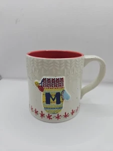 Anthropologie Tasse Konvolut Monogramm Buchstabe " Kaffeebecher Tasse Urlaub Wintermütze - Bild 1 von 5