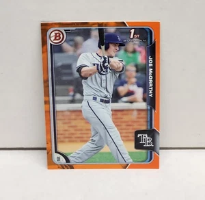 JOE McCARTHY 2016 Bowman ORANGE ~ Rays ROOKIE #'d /25 - Picture 1 of 2