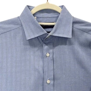 Camisa de Vestir Ralph Lauren Etiqueta Púrpura Talla 15.5 Oxford 120s 2 Capas Algodón Italia - Imagen 1 de 13