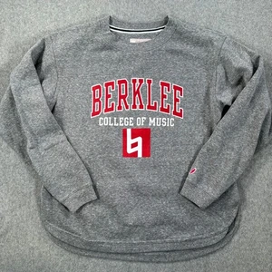 Berklee College of Music League Pullover Sweatshirt Gr. Small grau Rundhalsausschnitt - Bild 1 von 9