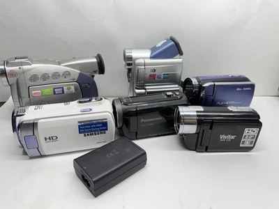 Lote De 6 Videocámaras PARA REPUESTOS O REPARACIÓN Sony Panasonic Samsung Foto 1 de 4