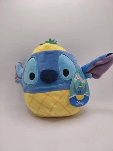 Squishmallow 8" Disney Stitch Pineapple Suit Plush Kellytoy New 2023 - Picture 1 of 3