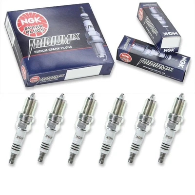 6 pcs NGK Iridium IX Spark Plugs for 1986-1992 Toyota Supra 3.0L L6 - Engine gc - Image 1 of 4