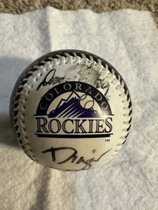 Colorado Rockies Baseball signiert, mehrere Unterschriften, handsigniert - Bild 1 von 3