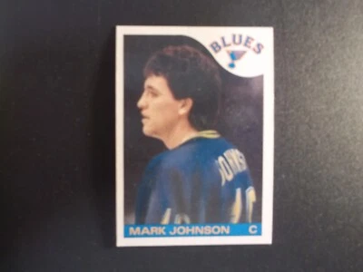 1985-86 Topps Hockey Mark Johnson Card # 44 - Image 1 of 2