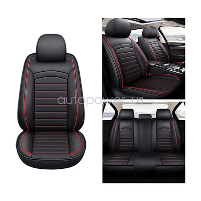 Car Seat Cover For Land Rover Range Rover Evoque Velar Sport 5 Seats PU Leather - Image 1 of 4