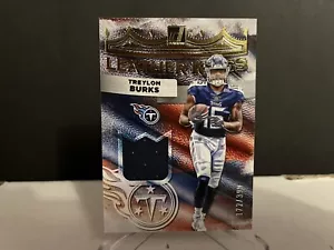 2022 NFL Donruss Treylon Burks #LK-7 (/399) Leather Kings Patch Card Titans - Picture 1 of 2