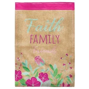 Flg Dapp Faith Family Friends Blap Garden large - Picture 1 of 1