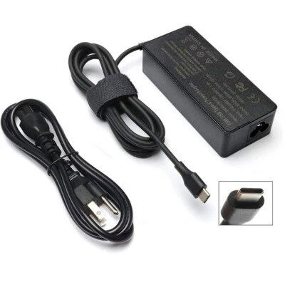65W USB-C Charger Type-C Adapter For Lenovo ThinkPad X1 Carbon Yoga ADLX65YLC3A - Image 1 of 4