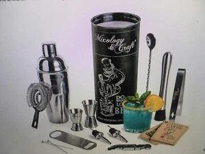 Mixology Bartender Kit: 14-Piece Cocktail Shaker Set - Bar Tool Set for Home and - Picture 1 of 1