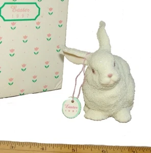 Vintage Porzellan OSTERN Hase Kaninchen Figur, Abteilung 56, Ostern 1997, MIB - Bild 1 von 7