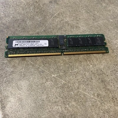 MICRON MT36HTS1G72PY-667A1 8GB 2Rx4 PC2-5300P-555-13-K0 - Image 1 of 2