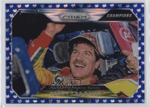 2016 Panini Prizm NASCAR Champions Blue Flag Prizm /99 Terry Labonte #71 HOF