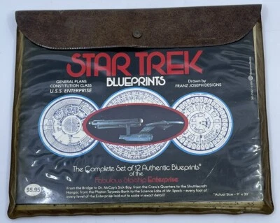 Star Trek El Juego Completo de Planos Starship Enterprise Plus Manual de Flota Foto 1 de 4